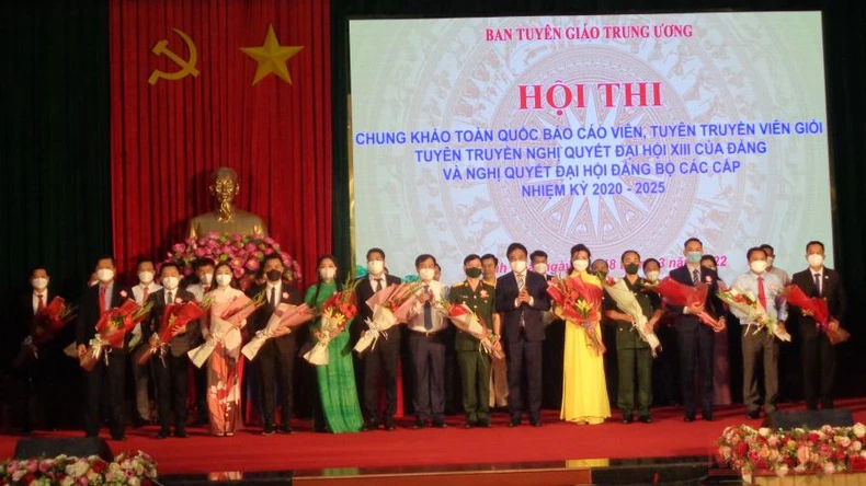 Khai mạc Hội thi Chung khảo toàn quốc Báo cáo viên, tuyên truyền viên giỏi -0