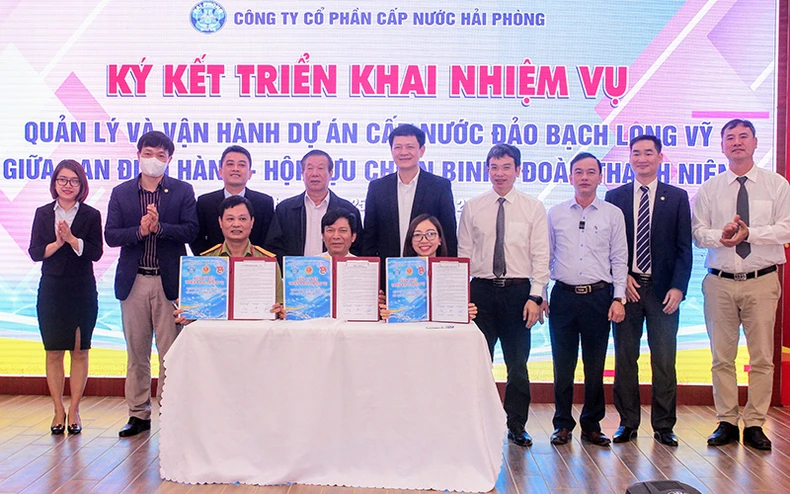Khởi động dự án 11 tỷ đồng cấp nước sạch cho huyện đảo Bạch Long Vĩ -0