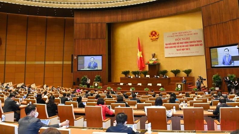 Tổng Bí thư Nguyễn Phú Trọng dự hội nghị đại biểu Quốc hội chuyên trách -0