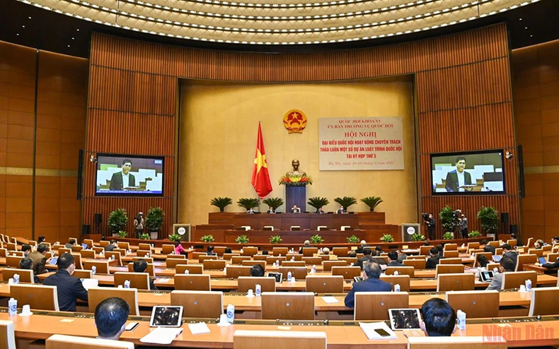 Tổng Bí thư Nguyễn Phú Trọng dự hội nghị đại biểu Quốc hội chuyên trách -0