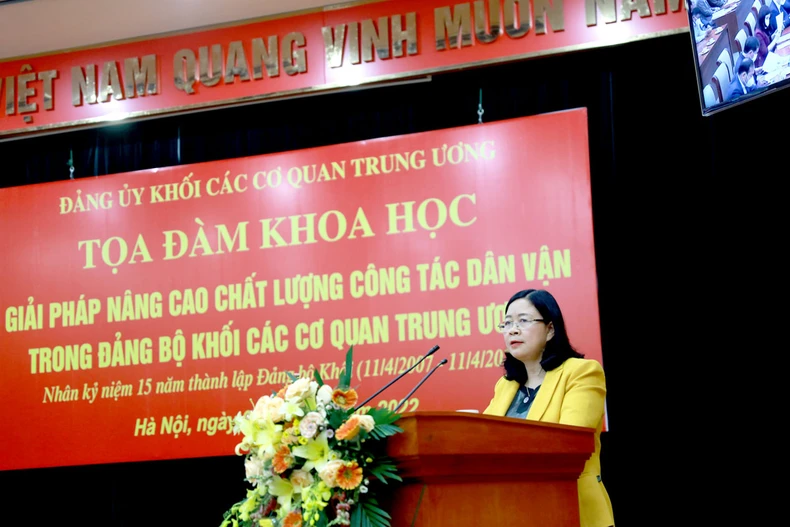 Nâng cao chất lượng công tác dân vận trong Đảng bộ Khối các cơ quan Trung ương -0