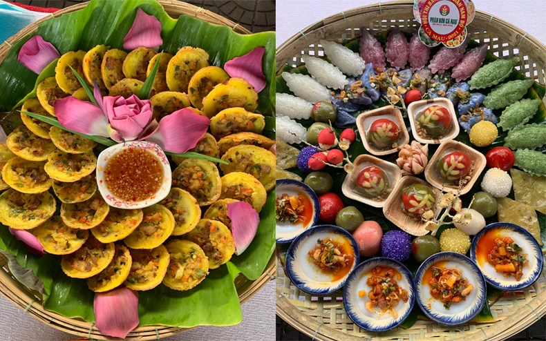 Lung linh sắc màu hội Bánh dân gian Nam Bộ tại Cà Mau -0