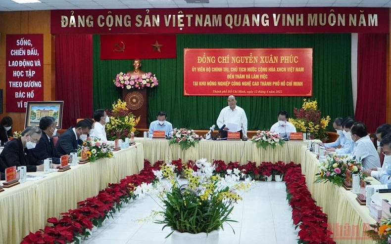 Chủ tịch nước trao Huân chương Lao động hạng Ba tặng huyện Củ Chi, TP Hồ Chí Minh -0