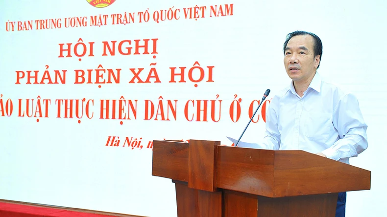 Bảo đảm phát huy quyền làm chủ của Nhân dân trong thực hiện dân chủ ở cơ sở -0