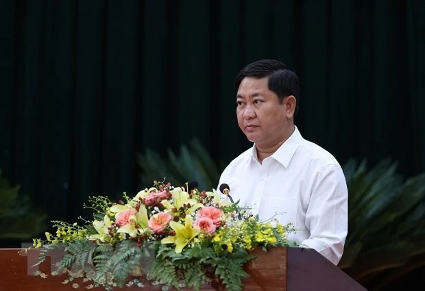 Hình ảnh Thủ tướng làm việc với lãnh đạo chủ chốt tỉnh Ninh Thuận -0