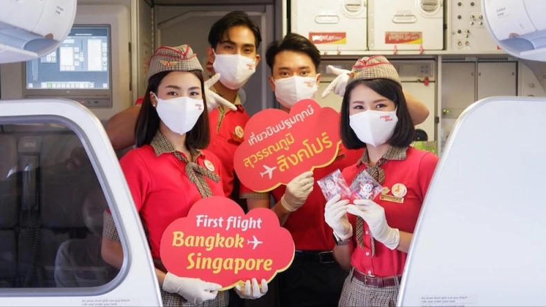 Vietjet Thái Lan khai trương đường bay Bangkok-Singapore -0