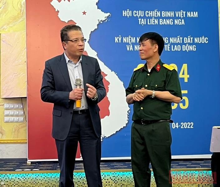 Hội Cựu chiến binh Việt Nam tại Nga gặp mặt mừng ngày thống nhất đất nước -0