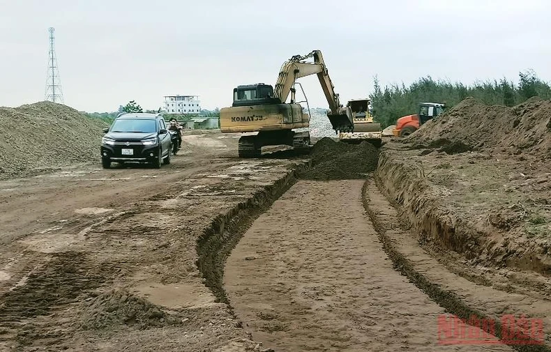 Đẩy nhanh tiến độ thi công các dự án trọng điểm tỉnh Thái Bình -0