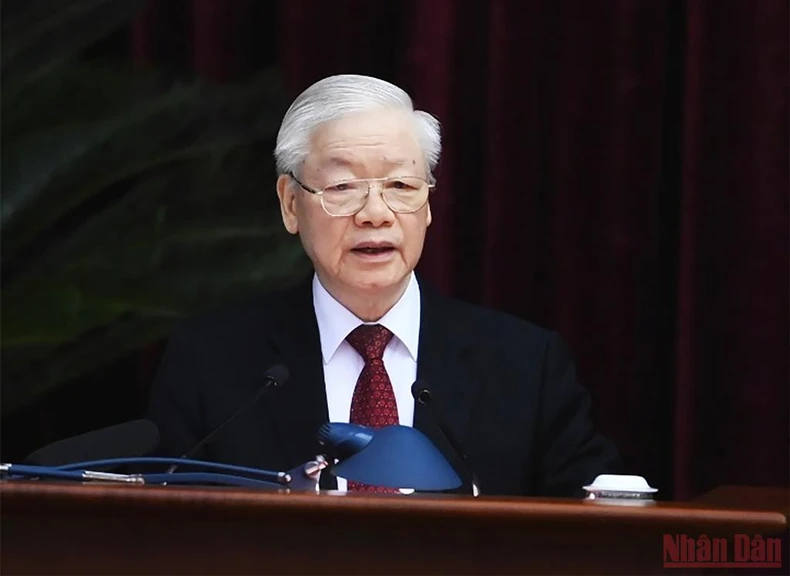 Hình ảnh khai mạc Hội nghị lần thứ năm Ban Chấp hành Trung ương Đảng Cộng sản Việt Nam khóa XIII -0