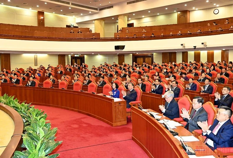Hình ảnh khai mạc Hội nghị lần thứ năm Ban Chấp hành Trung ương Đảng Cộng sản Việt Nam khóa XIII -0