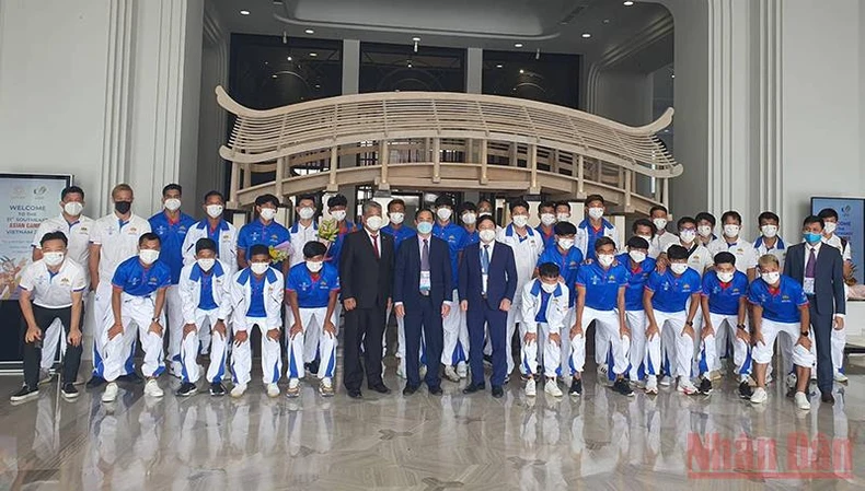 Nam Định đón các đoàn môn bóng đá nam SEA Games 31 -0