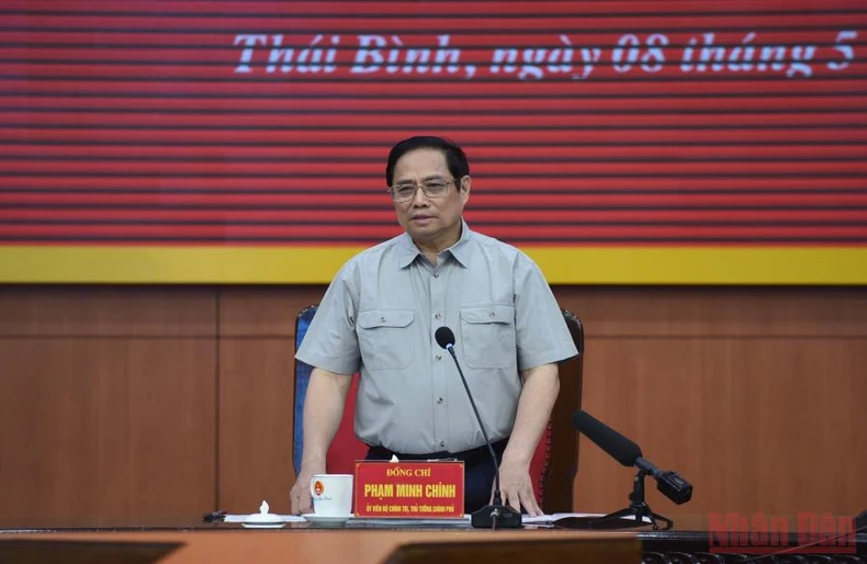 Thủ tướng Phạm Minh Chính thăm và làm việc tại Thái Bình -5
