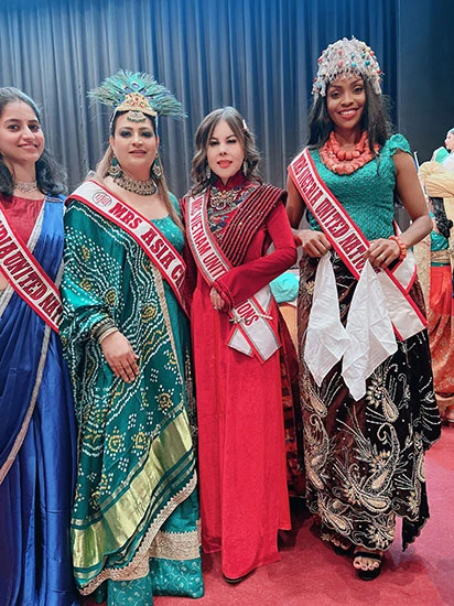 Đại diện Việt Nam đăng quang Mrs United Nations tại Ấn Độ -0