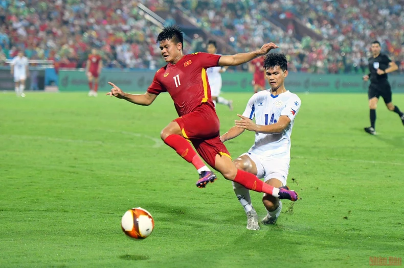 Những pha bóng đáng chú ý trong trận U23 Việt Nam - U23 Philippines -0