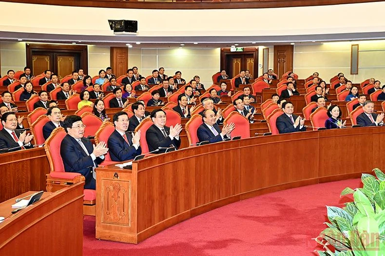 Thông cáo báo chí về phiên bế mạc của Hội nghị lần thứ năm Ban Chấp hành Trung ương Đảng khóa XIII -0