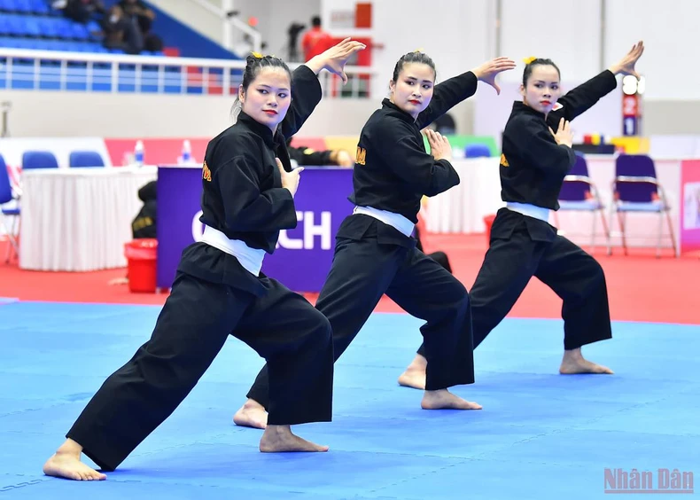 Bài biểu diễn mang về tấm huy chương Vàng đầu tiên cho Pencak Silat Việt Nam tại SEA Games 31 -1