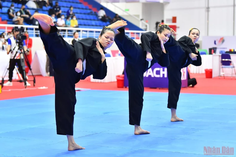 Bài biểu diễn mang về tấm huy chương Vàng đầu tiên cho Pencak Silat Việt Nam tại SEA Games 31 -3