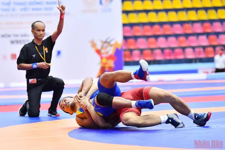 Đội tuyển vật Việt Nam chiến thắng áp đảo tại SEA Games 31 -3