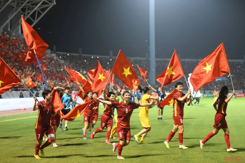 Đội tuyển bóng đá nữ Việt Nam xuất sắc giành Huy chương Vàng SEA Games 31 -0