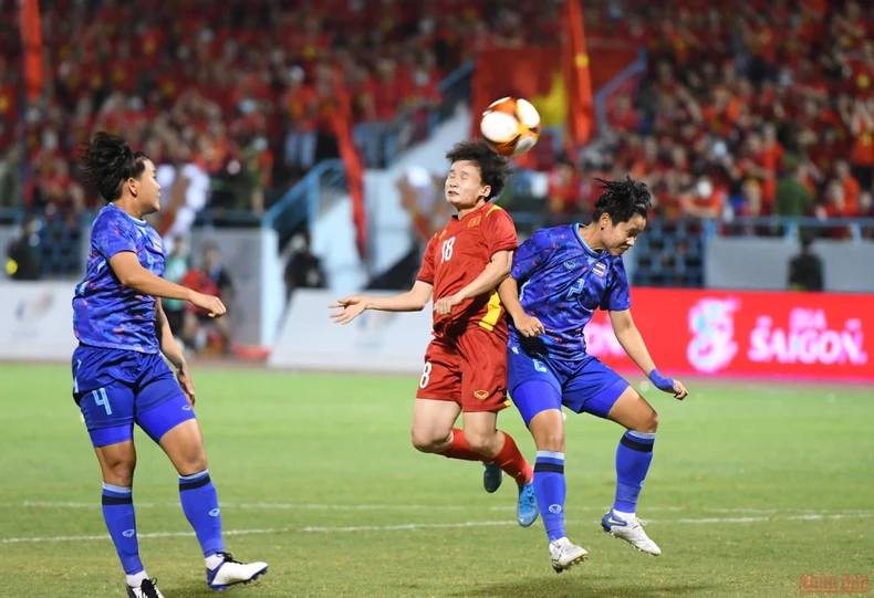 Những khoảnh khắc ấn tượng trận chung kết bóng đá nữ SEA Games 31 Việt Nam-Thái Lan -0