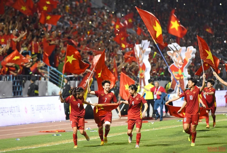 Đội tuyển bóng đá nữ Việt Nam xuất sắc giành Huy chương Vàng SEA Games 31 -0