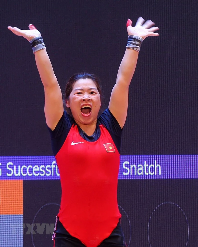 Cô gái dân tộc Giáy Hoàng Thị Duyên phá kỷ lục SEA Games -0