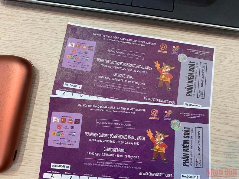 Vé “chợ đen” chung kết bóng đá nam SEA Games 31 “hạ nhiệt” trước giờ G -0