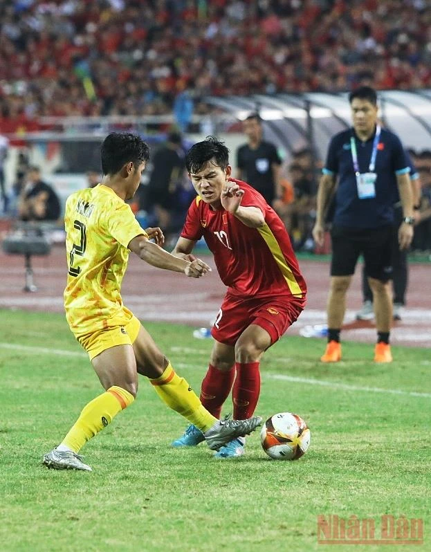 Khoảnh khắc làm nên chiến thắng trong trận chung kết bóng đá nam SEA Games 31 -0