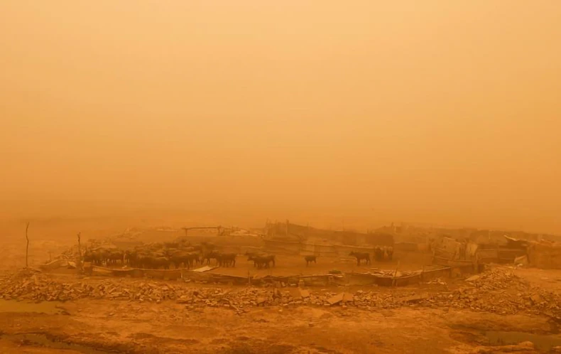 Bão cát Iraq -0