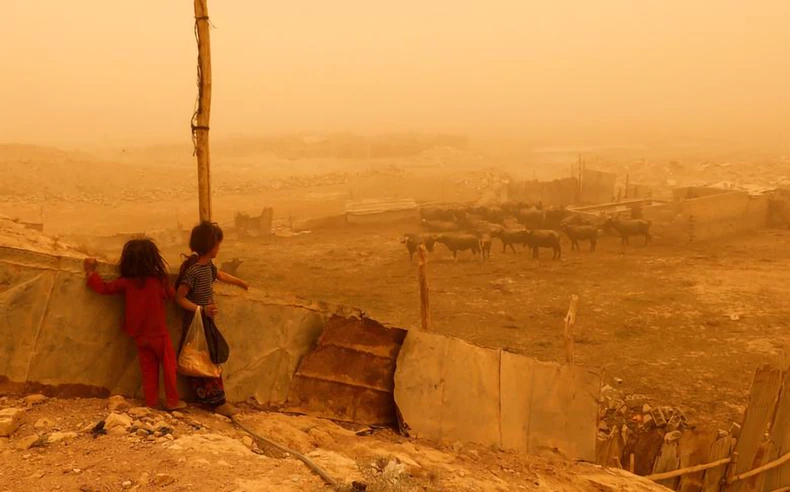 Bão cát Iraq -5