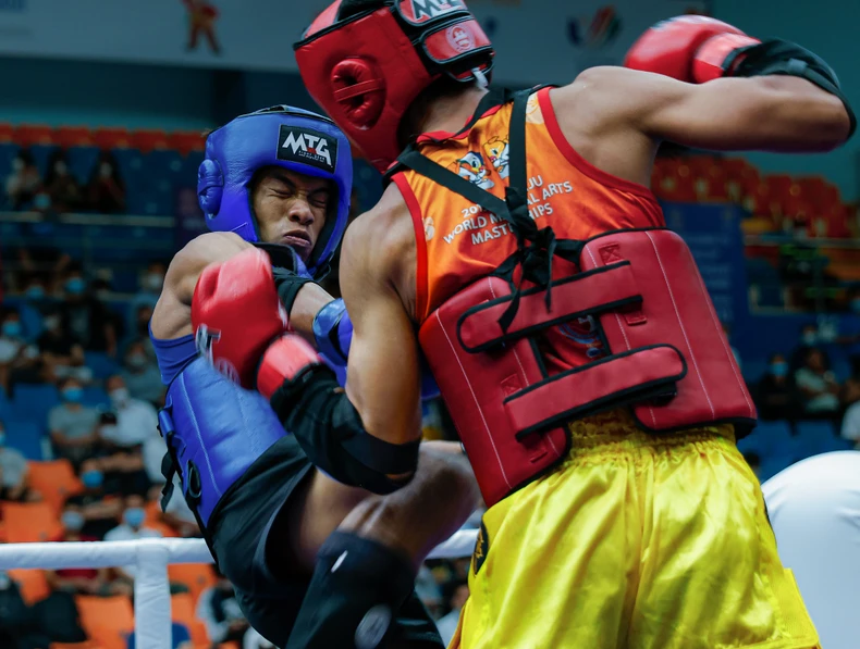 Ảnh đẹp SEA Games 31: Những hình ảnh các võ sĩ thi đấu môn Muay Thái -0