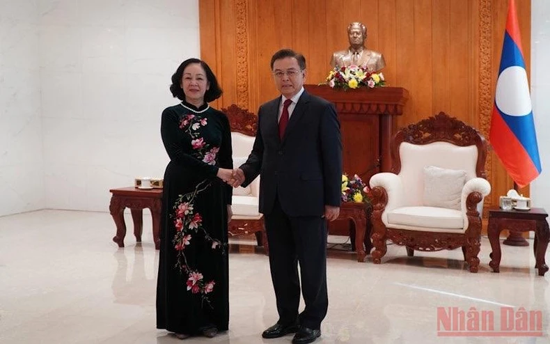 Tăng cường quan hệ đoàn kết đặc biệt, hợp tác toàn diện Việt Nam-Lào -0