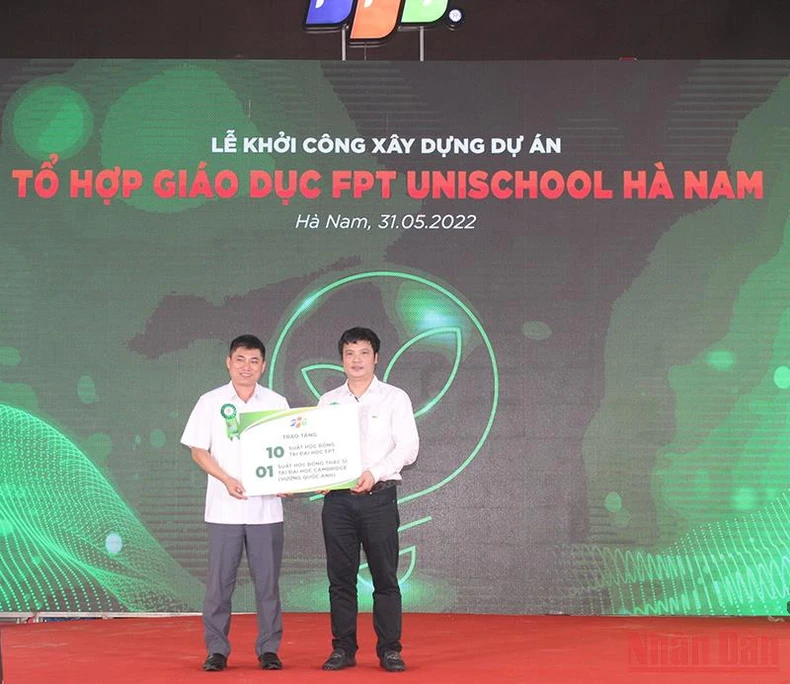 Tập đoàn FPT khởi công khu tổ hợp giáo dục Unischool Hà Nam -0
