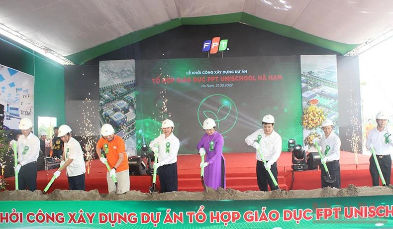 Tập đoàn FPT khởi công khu tổ hợp giáo dục Unischool Hà Nam -0