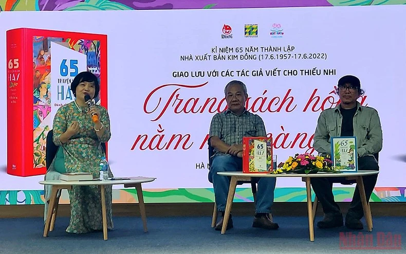 Ra mắt Tuyển tập thơ, văn kỷ niệm 65 năm thành lập Nhà xuất bản Kim Đồng -0