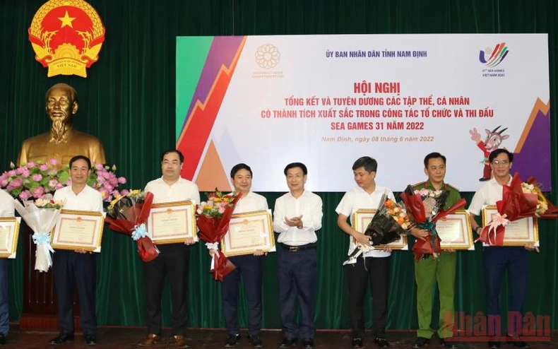 Nam Định tuyên dương các tập thể, cá nhân xuất sắc tại SEA Games 31 -0
