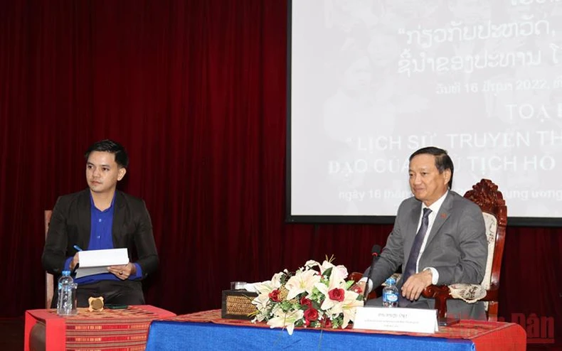 Tọa đàm về tư tưởng Chủ tịch Hồ Chí Minh tại Lào -0