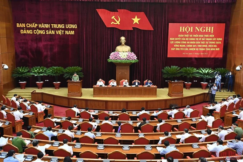 Hội nghị Bộ Chính trị về xây dựng lực lượng Công an nhân dân -0
