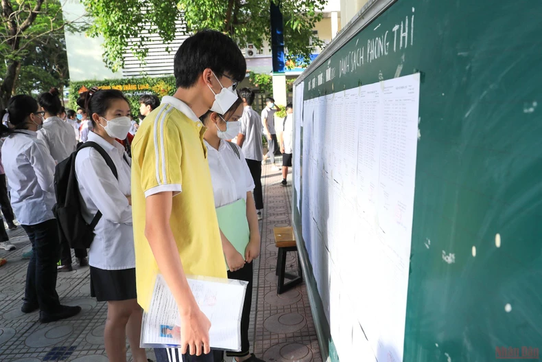 Học sinh Hà Nội bước vào môn thi đầu tiên kỳ tuyển sinh lớp 10 THPT -0