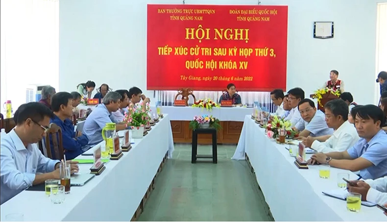 Phó Chủ tịch Quốc hội Nguyễn Đức Hải tiếp xúc cử tri tại Quảng Nam -0