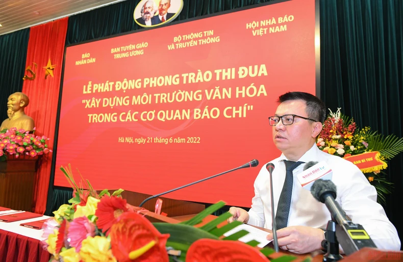 Phát động phong trào thi đua “Xây dựng môi trường văn hóa trong các cơ quan báo chí” -0