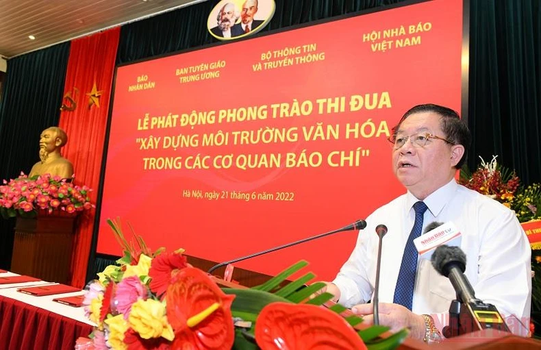 Phát động phong trào thi đua “Xây dựng môi trường văn hóa trong các cơ quan báo chí” -0