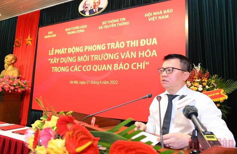 Phát động phong trào thi đua “Xây dựng môi trường văn hóa trong các cơ quan báo chí” -0