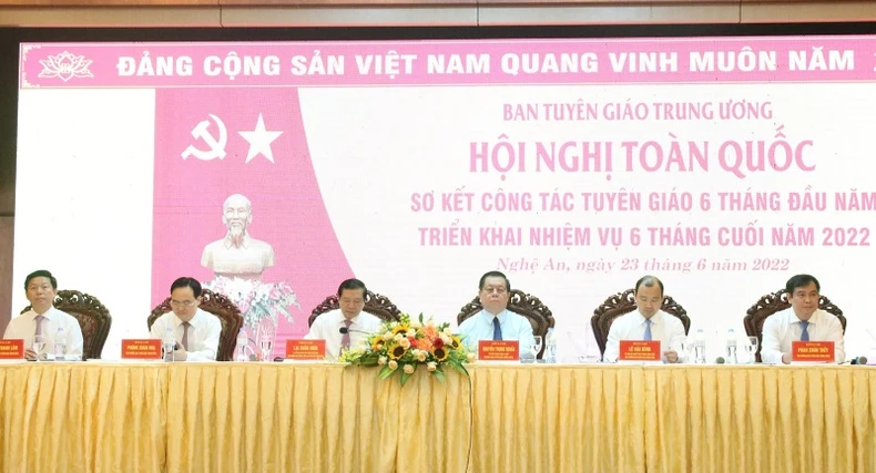 Ban Tuyên giáo Trung ương triển khai nhiệm vụ 6 tháng cuối năm 2022 -0
