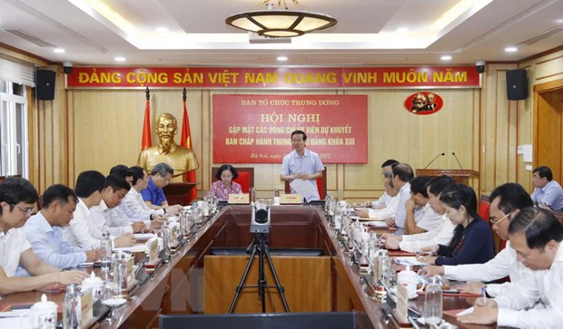 Gặp mặt các đồng chí Ủy viên dự khuyết Ban Chấp hành Trung ương Đảng khóa XIII -0
