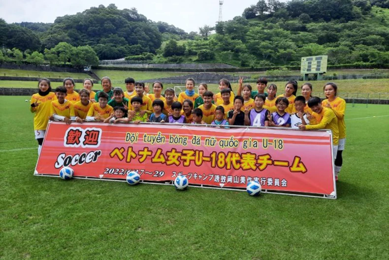U18 nữ quốc gia đá giao hữu với CLB Yunogo Belle -0