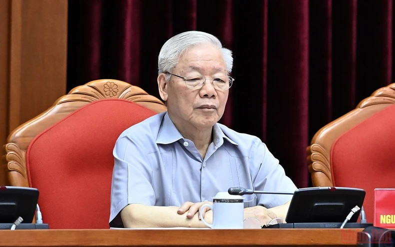 Hình ảnh Hội nghị toàn quốc tổng kết 10 năm công tác phòng, chống tham nhũng, tiêu cực -3