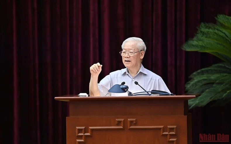 Hình ảnh Hội nghị toàn quốc tổng kết 10 năm công tác phòng, chống tham nhũng, tiêu cực -0