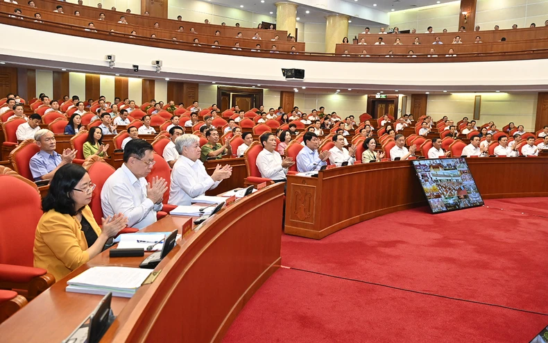 Hình ảnh Hội nghị toàn quốc tổng kết 10 năm công tác phòng, chống tham nhũng, tiêu cực -0