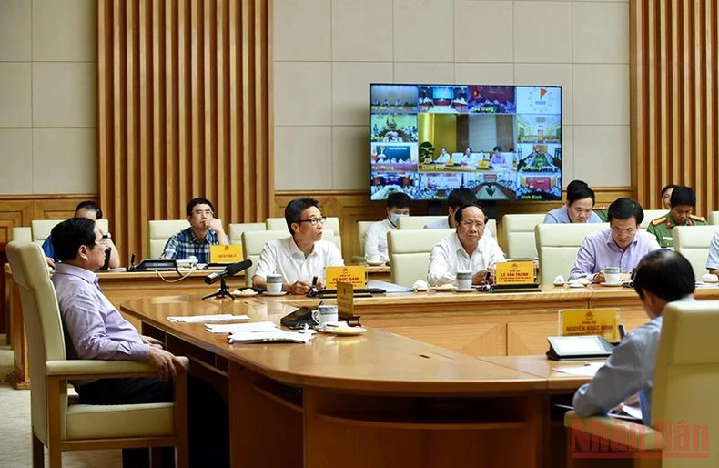 Thủ tướng Phạm Minh Chính, chủ trì Phiên họp lần thứ 15 của Ban Chỉ đạo Quốc gia phòng, chống dịch Covid-19 -0